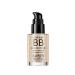 Liquid Foundation, Non-Caking Makeup Moisturizing Concealer Waterproof and Sweatproof Strong OilControl Long Lasting Nude Makeup BB-30ml