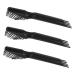 Beaupretty 3pi ces Peigne De Poche Pour Cheveux Mouill s Petit Peigne D m lant Brosse Nettoyante Pour Dents Larges Outil Entretien