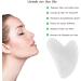 Natural Jade Gua Sha Heart Tool | 100% Natural Stone Massage for Face Eyes & Neck | Skin Care & Relaxation - Buy Online on GoSupps.com
