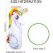 Melanie's Power Inflatable Unicorn Punching Bop Bag - Kids & Adults Sandbags Boxing Target with Toss Rings - Buy Online on GoSupps.com