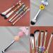 Knnuey Beaded Makeup Brushes Unique Brushes Silicone Beads DIY Makeup Cosmetic Brush Bead Brush Set for DIY - Buy Online on GoSupps.com