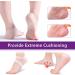 Silicone Heel Protectors - 2 Pairs Gel Pads for Blister Prevention, Achilles Tendinitis, Plantar Fasciitis - Breathable Heel Cups for Men and Women - White - Buy Online on GoSupps.com