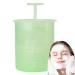 Foam Maker Manual Bubble Foamer Quick Foam Cleansing Foaming Maker Ergonomic Skincare Facial Cleansing Tool Wash Facial Skin for Travel Green