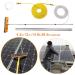 5-12M Window Cleaning Pole Water Fed Telescopic Brush Extendable Cleaner Conservatory Roof Photovoltaic Panel Cleaning Tool 5M/14.8Ft