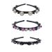 BeautyHair 3 pieces Double-Layered Headbands with Clip - Imitation Diamonds and Pearl Elegance  Fashionable hair accessory  On-trend headband hairstyle