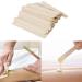 perfk 4x 50 Wooden Wax Sticks - Small Hair Removal Wax Spatula for Salon Use - Rounded End Spatula for Nose and Body Waxing - Buy Online on GoSupps.com