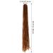 Uonlytech Dirty Little Braids Braiding Hair Extensions Wig Extenstions Dreadlock Extension Dreads Extensions Human Hair Natural Wig Headband To Weave Men and Women High Temperature Wire Brown - Buy Online on GoSupps.com