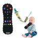 Baby biting toys baby remote control bite ring silicone toothing aid baby silicone remote control toothing aid baby bathing toy 3 6 9 12 months silicone bathing toys black