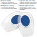 Silicone Gel Heel Cushion Insoles - Foot Pain Protectors & Support Shoe Pad - 1 Pair (S: 7 x 10.5CM) - Buy Online on GoSupps.com