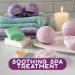 Purple Canyon Lavender Bath Bombs - Relaxing Natural Self Care Gift for Women - Buy Online on GoSupps.com