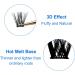D Curl Cluster Lashes 0.07mm 14mm - Wide Stem Reusable Eyelash Clusters - Buy Online on GoSupps.com