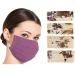 riou 5 Pieces Cotton Face Mask Washable Breathable Dustproof Fabric Mouth and Nose Protection Scarf for Women Men