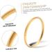 SOIMISS 2 pcs stretch bracelet women's bracelets bracelet for women gold bangle bracelets Titanium Closed Bracelet custom cuff bracelet women hand chain Titanium Bracelet women jewelry 7X0.8CM Golden - Buy Online on GoSupps.com