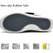 GSFY Women's Diabetic Shoes Wide Width - Breathable Memory Foam Walking Sneakers for Elderly Swollen Feet - 9 Wide Light Grey - Buy Online on GoSupps.com