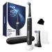 Oral-B iO Series 5 Limited Edition Electric Toothbrush with 3 Brush Heads  Smart Display  Ultimate Clean  Ultimate White  Pressure Sensor  Rechargeable  Black  with Microfiber Cleaning Cloth