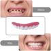 4PCS Natural Shade Denture Teeth Veneer Set for Upper and Lower Jaw - Perfect Solution for Imperfect Teeth, Braces, and Confident Smile - Men and Women - Buy Online on GoSupps.com