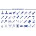 Silicone Rubber Grip Wrap - 1.7mm Thick Blue for Tool Handles, Fitness & Sports Equipment - Buy Online on GoSupps.com