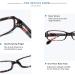 Ladies Reading Glasses - 6 Pairs Multi-Color Blue Light Blocking Eyewear with Spring Hinge - 1.5x Magnification - Buy Online on GoSupps.com