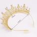 Diamond Rhinestone Crown Tiara for Women and Girls - Gold Princess Bridal Tiara for Wedding, Prom, Birthday - 1 Count - Buy Online on GoSupps.com