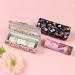 Hanyi 3 Pcs Retro Print Leather Lipstick Case with Mirror | Stylish Jewelry Box for Lipsticks - International Shipping Available - Buy Online on GoSupps.com