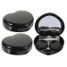 Healvian 3 sentences contact lens container lentes de white Halloween storage container contact lens-etui-set travel case for contact lenses case sweet eye case Miss Pp Reisekit Sch ttgut black 7.2x5.8x2cm