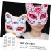 Buy Toyvian 8pcs Pulp Blank Cat Masks - Unpainted DIY Party Masks for Adults & Kids - Perfect for Cosplay & Birthdays - Buy Online on GoSupps.com