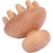 Ankroyu Manual Wood Mushroom Massager - Portable Muscle Relaxation Device for Full Body Massage - Buy Online on GoSupps.com