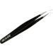 Razor Edge Eyebrow Tweezers Stainless Steel Professional in Multi Colors 9.5cm (Black) - Buy Online on GoSupps.com