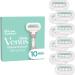Gillette Venus Deluxe Smooth Sensitive razor for razors women 10 replacement blades for women's razors with 5-fold blade for a longer-lasting smooth shave 10 blades