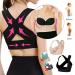 Posture Corrector Adjustable Posture Corrector Corset Back Straightener Braces Support Clavicle Spine Back Shoulder Lumbar Brace Support Belt Back Brace (B S) Better life Nude M - Buy Online on GoSupps.com