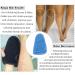 Bvanzo Exfoliating Glove - Dead Skin & Fake Tan Remover Mitt for Shower - Skin and Body Exfoliator - Blue - Buy Online on GoSupps.com