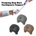 Easy-to-Use Silicone Dog Toothpaste Dispenser & Holder - Suitable for All Ages - Black - Buy Online on GoSupps.com