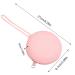 Buy Portable Waterproof Silicone Pacifier Holder | Cute Pink Storage Bag with Zipper - International Shipping Available - Buy Online on GoSupps.com