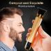 Pro Hair Clipper Bald Hair Clipper Trimmer Men's Rechargeable Lawn Mower T-Shaped Contour Hair Clipper Shaver Old-Fashioned Hair Clipper Cordless(Gold) - Buy Online on GoSupps.com