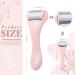 Pink Stainless Steel Ice Roller Set for Face and Eye | Skin Care for Puffiness, Migraine Pain Relief, Dark Circles | 2-Piece Facial Roller Kit - Buy Online on GoSupps.com