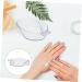 Ipetboom Hand Soaking Bowl Doll Cake Pan Salon Soaker Dish Women Nail Polish Para U as Nail Polish Removal Bowl Nail Tips Soak Bowl Dip Kit Acrylic Water Bowl White Miss Manicure - Buy Online on GoSupps.com