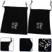 Baluue 10 Pcs Storage Bag Styling Tool Organizer Hairdryer Bonnet Hotel Hair Dryer Bag Flocking Cloth Black 26x23cmx5pcs Blackx5pcs - Buy Online on GoSupps.com