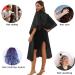 Black Waterproof Barber Capes 5 Pack - Professional Hair Cutting Capes for Adults - Water Resistant Salon Cape with Metal Snap Closure - 59 x 47 - Buy Online on GoSupps.com