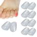 QmjdDymx Toe Protector Anti-Friction Silicone Toe Caps 10PCS Small Toe Sleeve Covers for Corns Blisters Pain Relief