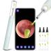 Ear Wax Removal Tools, Otoscope Ear Cleaning Camera,Scopearound Ear Endoscope with 6 Adjustable LED Lights, Earwax Removal Camera Compatible with iPhone & Android and Tablet. Green