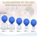 High-Quality Glass Cupping Set - 5 Piece Blue Cupping Glasses with TPU Suction for Relaxation & Wellness - Effective Fascia Scraping - Buy Online on GoSupps.com