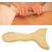 Verdant Touch Wood Gua Sha Board - Natural Body Massage Tool for Muscle Relaxation & Tiredness Relief | 17.8 cm - Buy Online on GoSupps.com