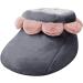 Oshni Electrically Heated Foot Warmer - Plush USB Foot Warmer Pad for Comfortable Use at Home Dorms & Camping - 3 Heat Settings - Gray - Buy Online on GoSupps.com