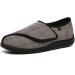 MisFun Orthopedic Slippers for Women Men - Brown, Size 6 | Wide Fit Diabetic Shoes for Elderly Orthopaedic Support - Buy Online on GoSupps.com