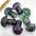 Specimen 1PC Natural Big Green Purple Fluorite Crystal Mushroom Shaped Polished Stone DecorNaturalStones and CrystalsStone Full of Texture - Buy Online on GoSupps.com