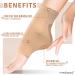 Medipaq Gel Ankle Support Socks - Foot and Ankle Support for Men and Women - Plantar Fasciitis, Achilles Tendon, Ligament Damage Relief - Buy Online on GoSupps.com