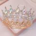 Kamirola Women's Silver AB 12 Crown | TR12 Tiaras and Crowns for Women - Buy Online on GoSupps.com