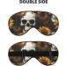 Sunflower Halloween Skull Sleep Mask | Adjustable & Breathable Eye Mask for Comfortable Sleep - Shop Internationally - Buy Online on GoSupps.com