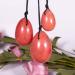 Rose quartz/Aventurin Yoni Egg Tighttening Love Egg Kegel Exerciser Women Natural Stone Crystal Yoni Ball S M L 1 piece of watermelon red 20 mm 30 mm