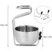 Buy 2 in 1 Men's Shaving Set | Shaving Tool Set with Stand Mug Brush Holder & Soap Dish - International Shipping Available - Buy Online on GoSupps.com